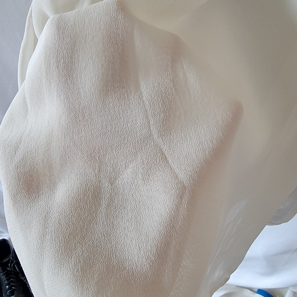 MARC JACOBS White Black Embroidered Silk A-Line Dress 4 Cocktail Formal Designer - Picture 8 of 10